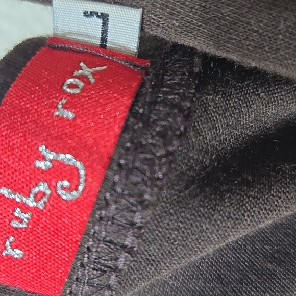 Ruby Rox Brown Dress - Picture 3 of 5